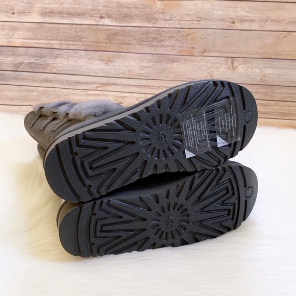UGG Charcoal Suede Klea Boots - Picture 4 of 8